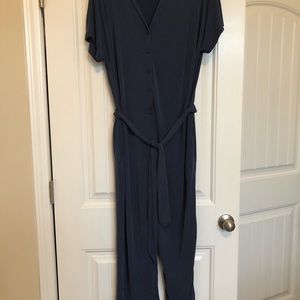 Agnes and Dora belted cropped jumpsuit